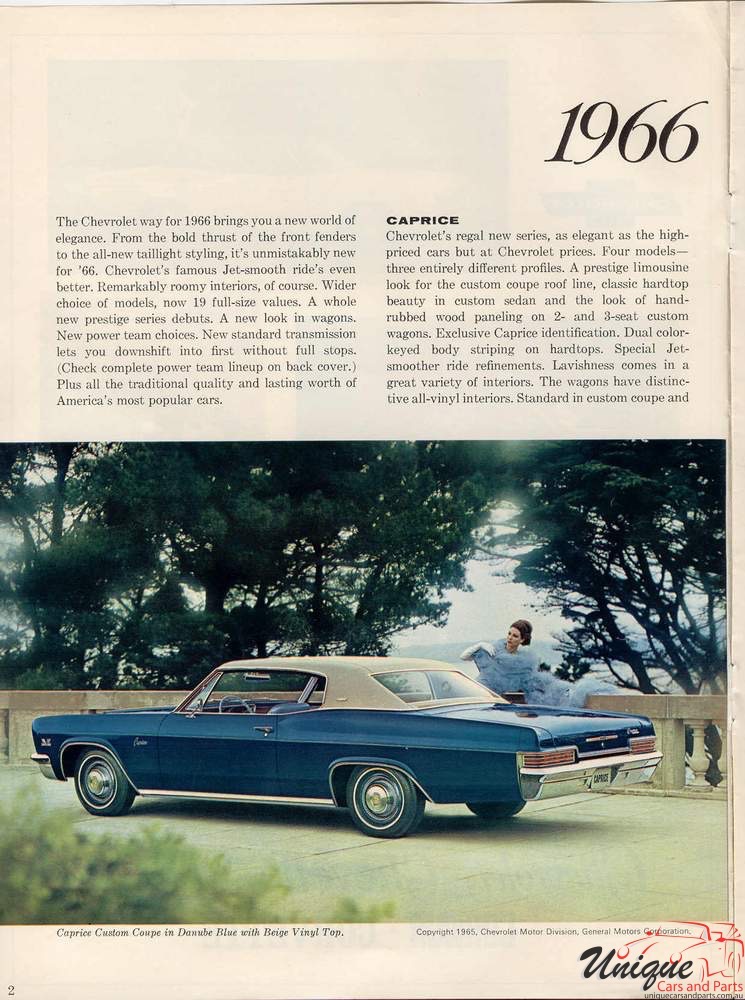 1966 Chevrolet Brochure Page 9